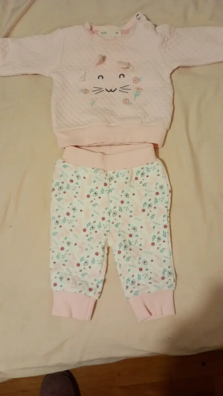 Conjunto infantil rosa de invierno 4kids