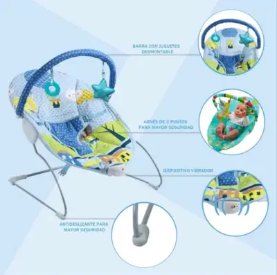Silla vibratoria bebesit - miniatura 4