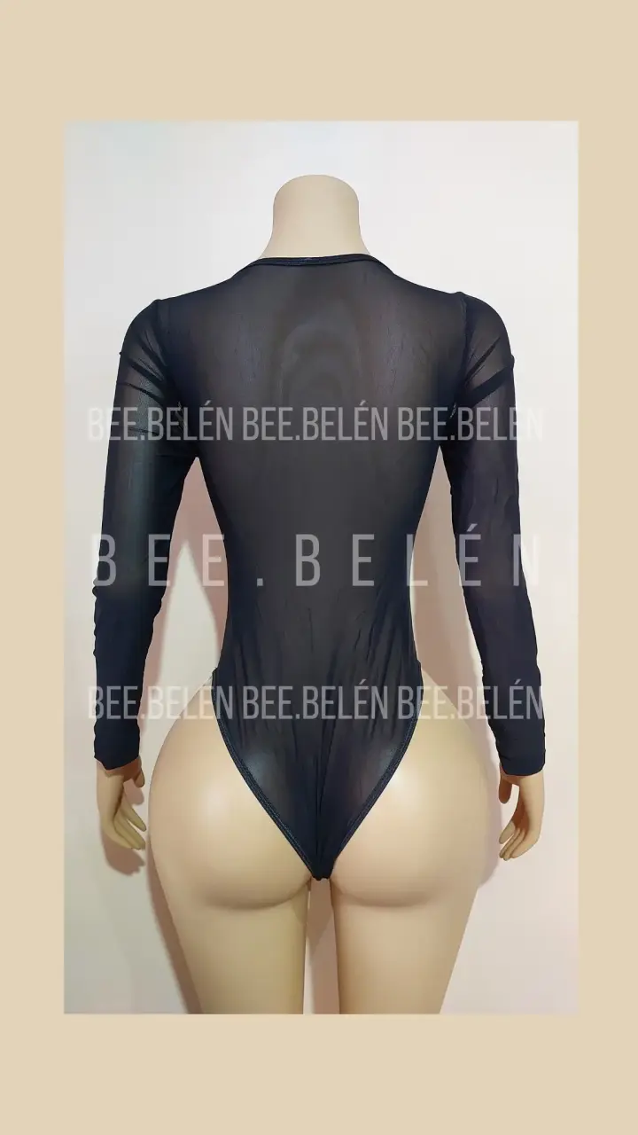 Body encaje negro elegante - 3