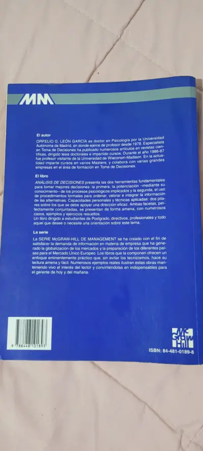 Libro Análisis de Decisiones - miniatura 2