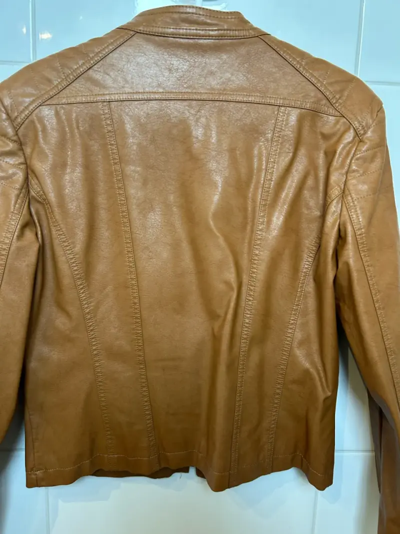 Chaqueta de cuero marrón - 2