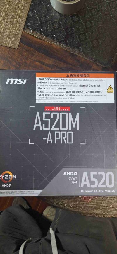 Placa Madre MSI A520M-A PRO - miniatura 1