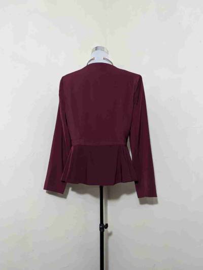 Blazer burdeos elegante - miniatura 2
