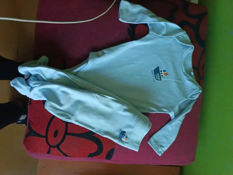 Pijama de bebé a rayas - 4