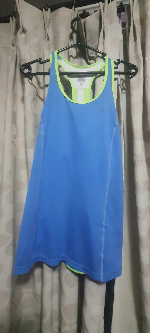 Polera deportiva azul mujer - 1
