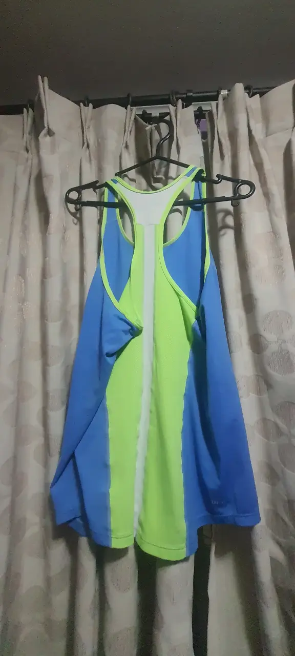 Polera deportiva azul mujer - 2