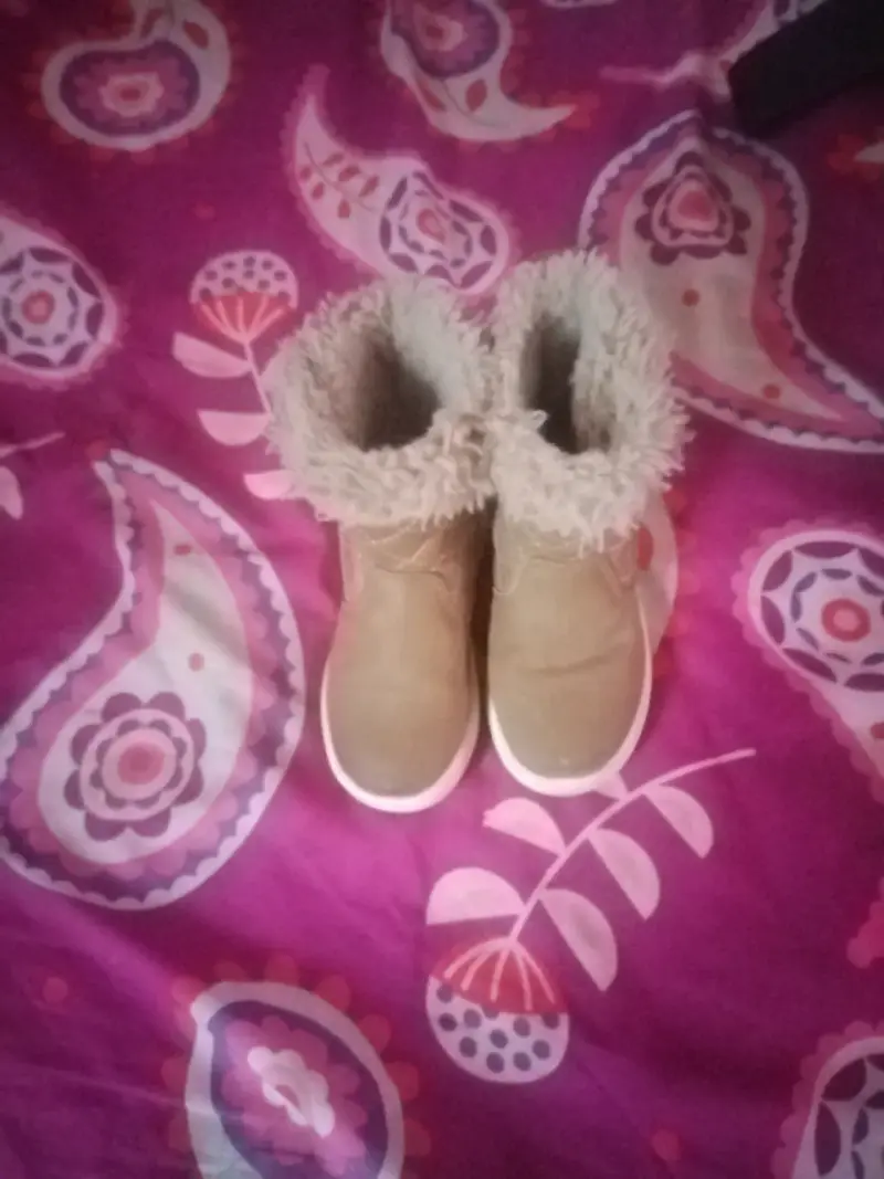 Botas de felpa para niña número 24 - 1