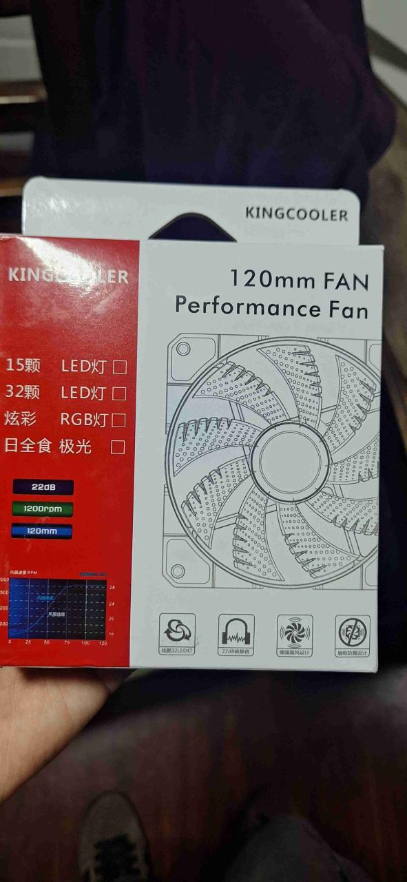 Pack de 5 Ventiladores Kingcooler de 120mm - 1