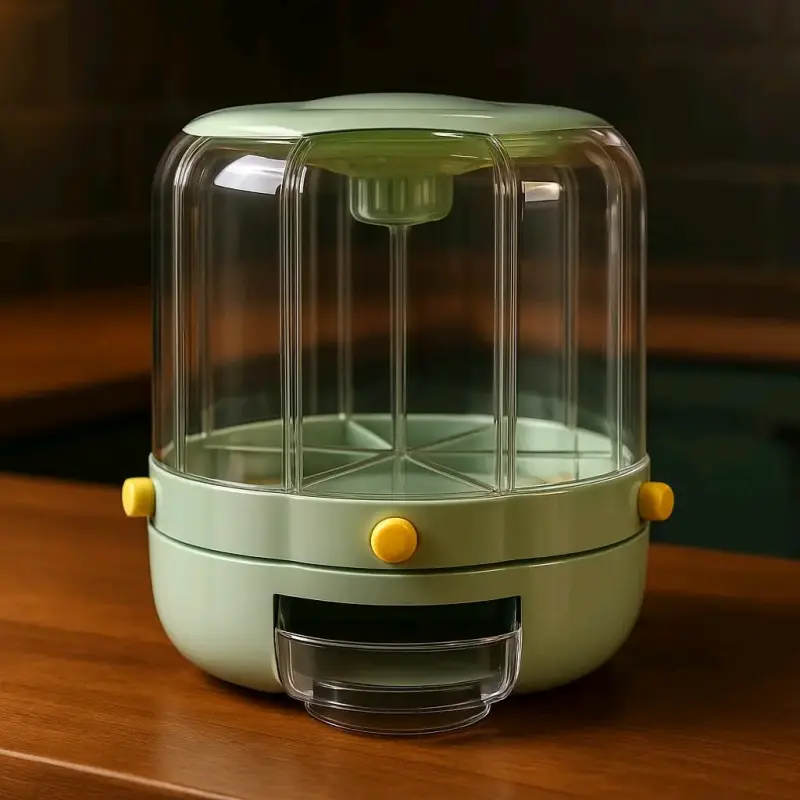 Dispensador de alimentos giratorio - 2