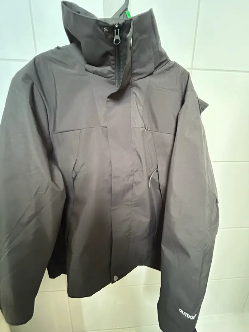 Chaqueta impermeable negra Outdoor - 2