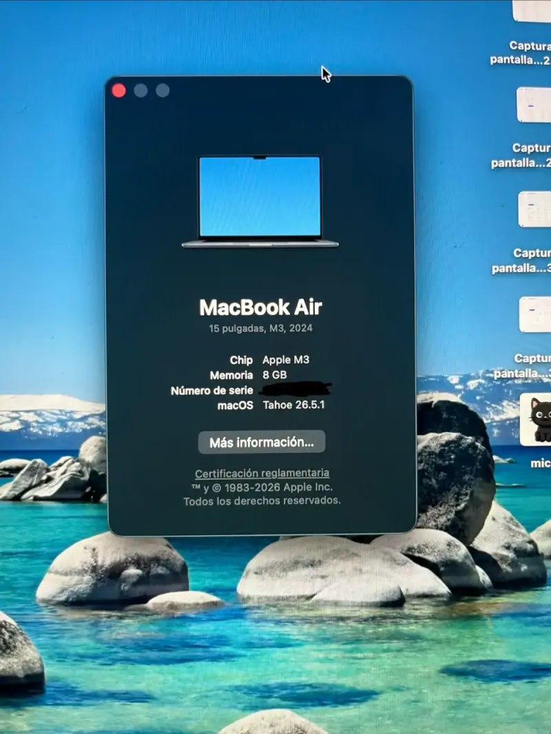 MacBook Air 15 pulgadas | 8GB 500GB - 4