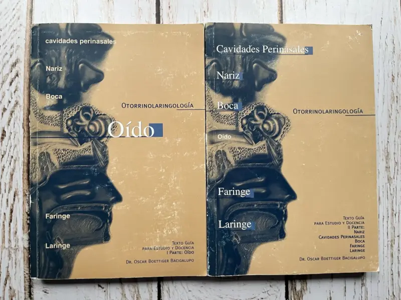 Libros de otorrinolaringología I y II - 1
