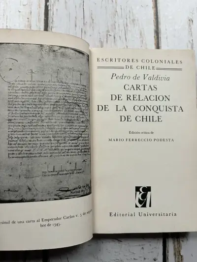 Libro Cartas de Relación Chile / Pedro de Valdivia - miniatura 5