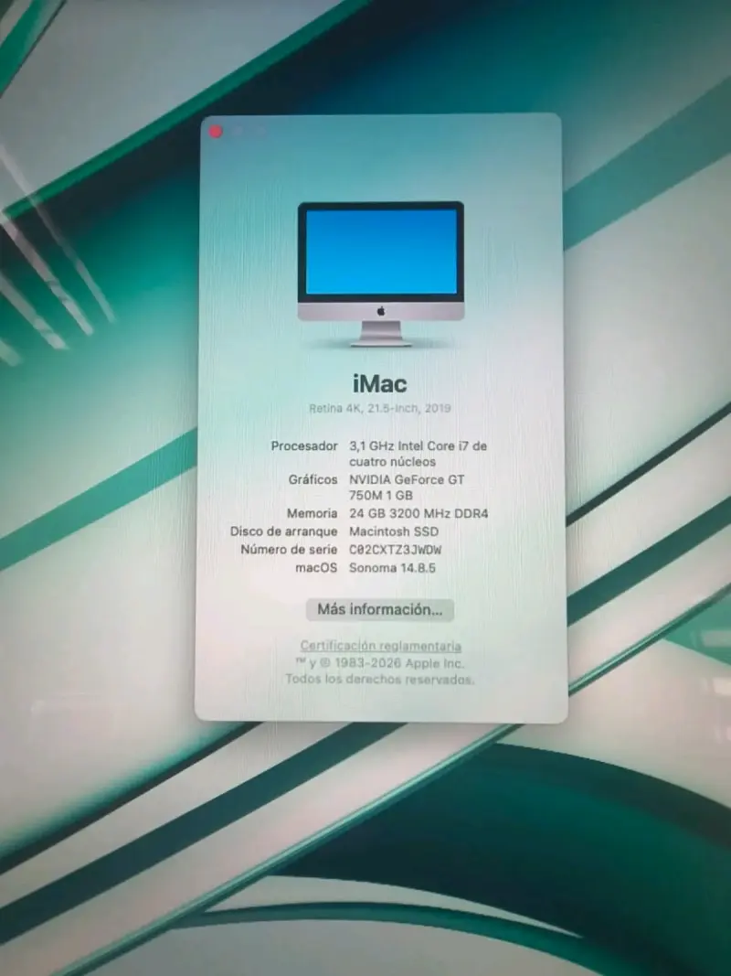 iMac Retina 4K 21.5 pulgadas 2019 - 1