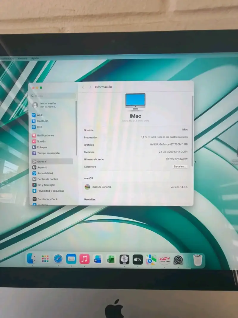 iMac Retina 4K 21.5 pulgadas 2019 - 2