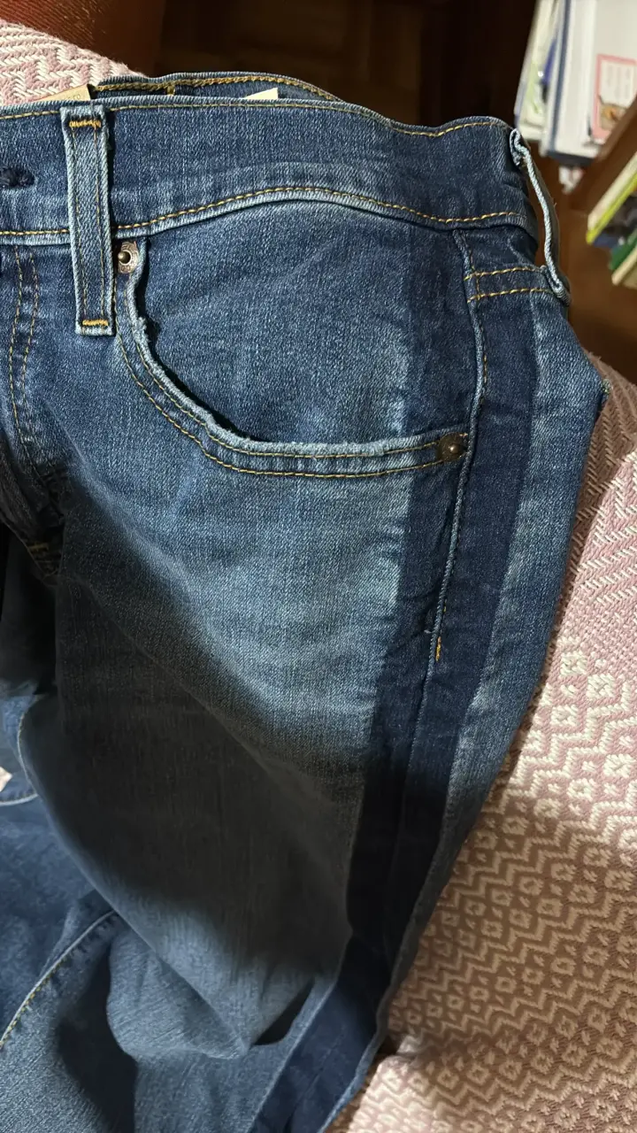 Jeans azul oscuro unisex - 1