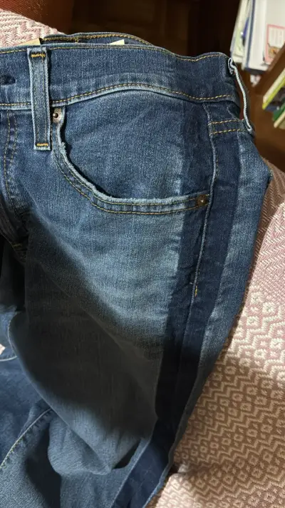 Jeans azul oscuro unisex - miniatura 1