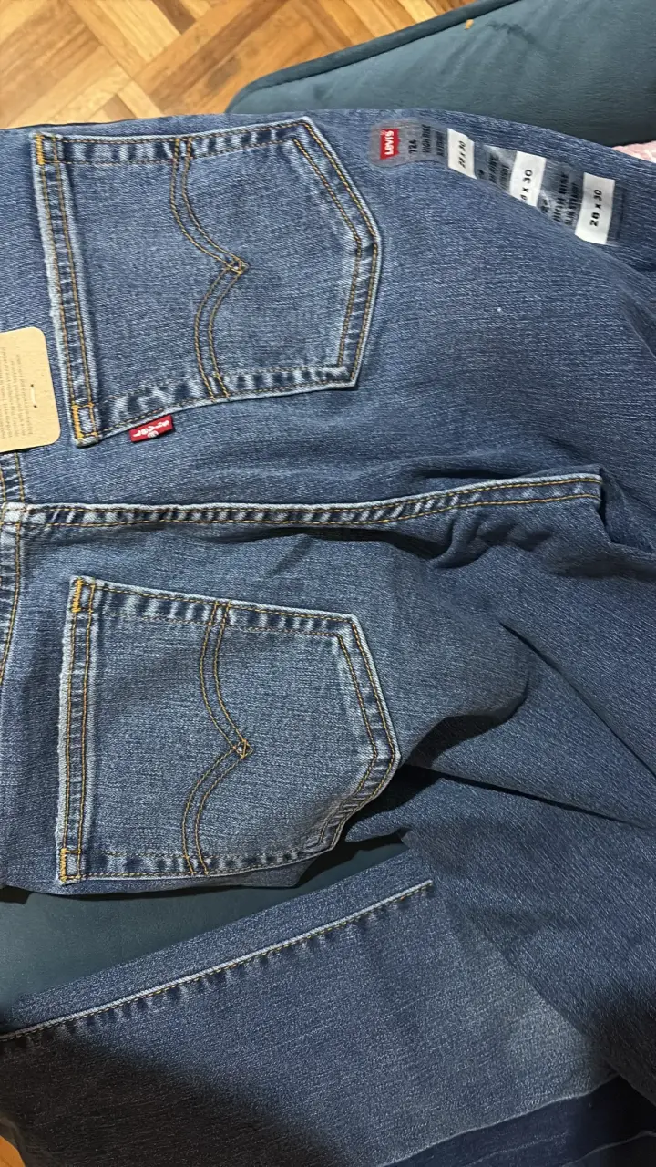 Jeans azul oscuro unisex - 3