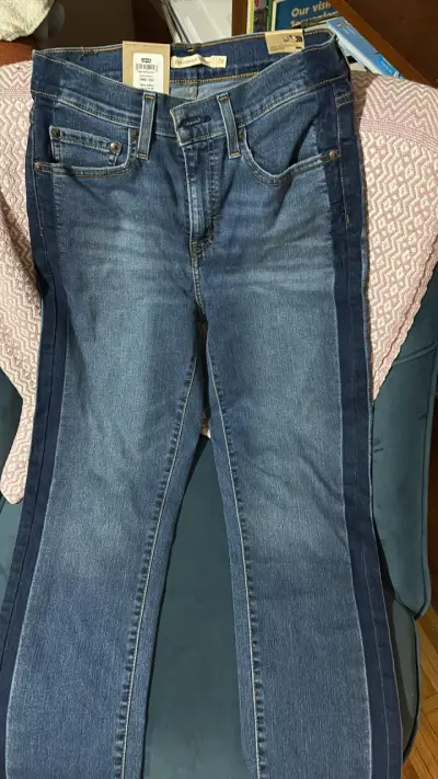 Jeans azul oscuro unisex - miniatura 6