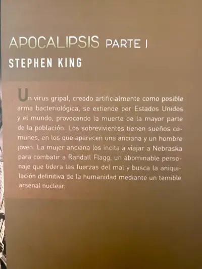 Libro Apocalipsis Parte I Stephen King - miniatura 3
