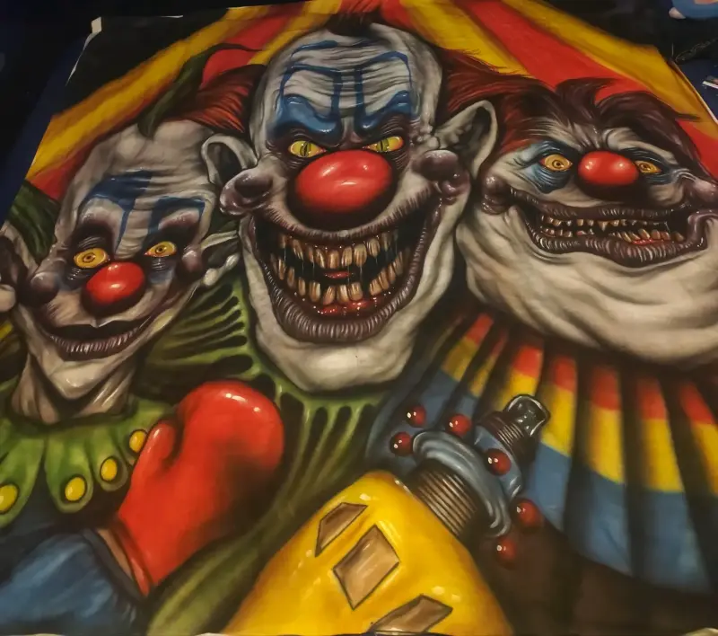 Lienzo de la película "killer klowns" (1988) - 1