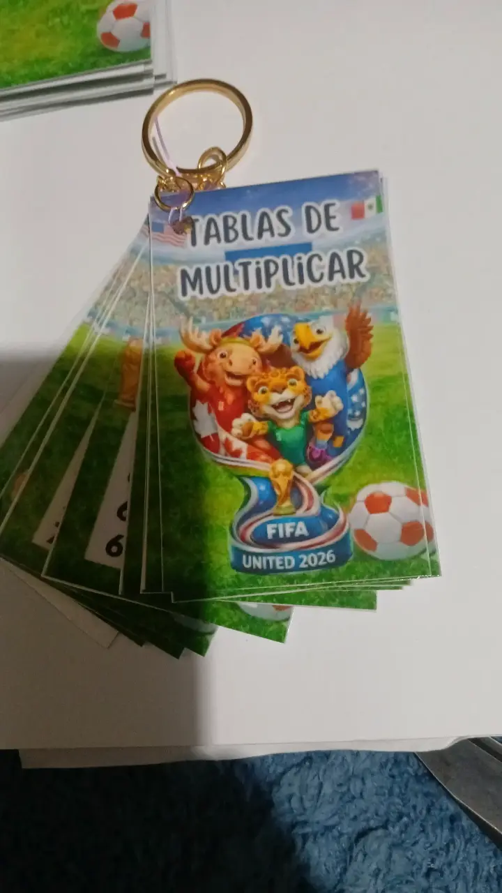 Set de Tablas de Multiplicar FIFA - 1