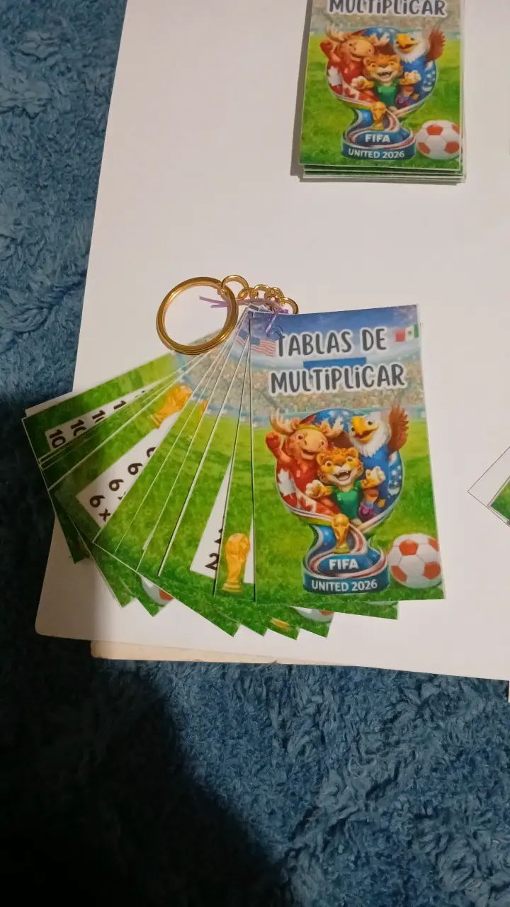 Set de Tablas de Multiplicar FIFA - 3