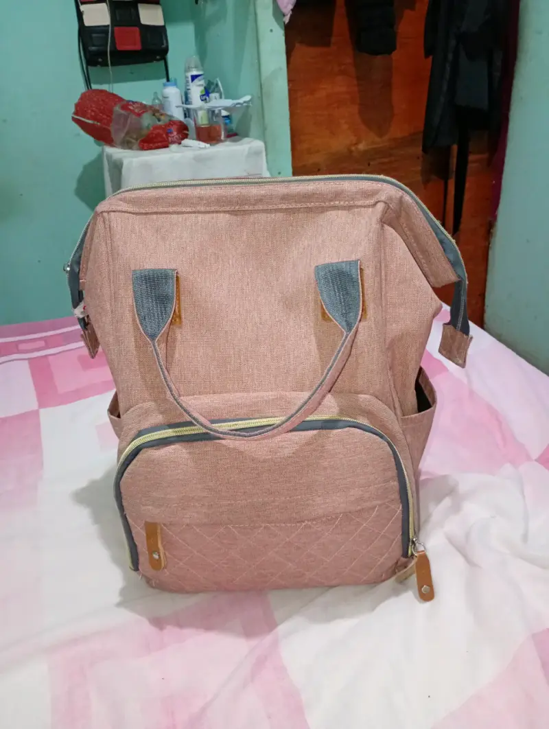 Mochila rosa multiuso - 4