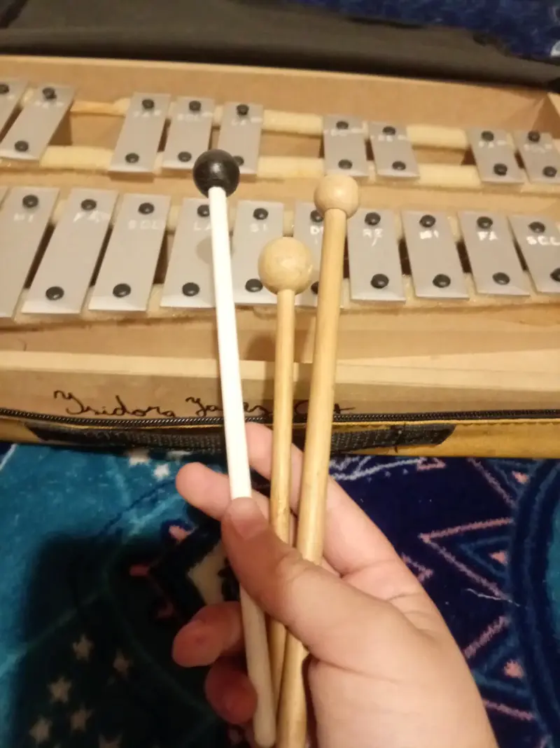 Metalófono infantil con baquetas - 2