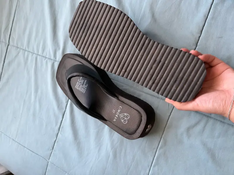 Sandalias negras Cmorán talla 37 - 2