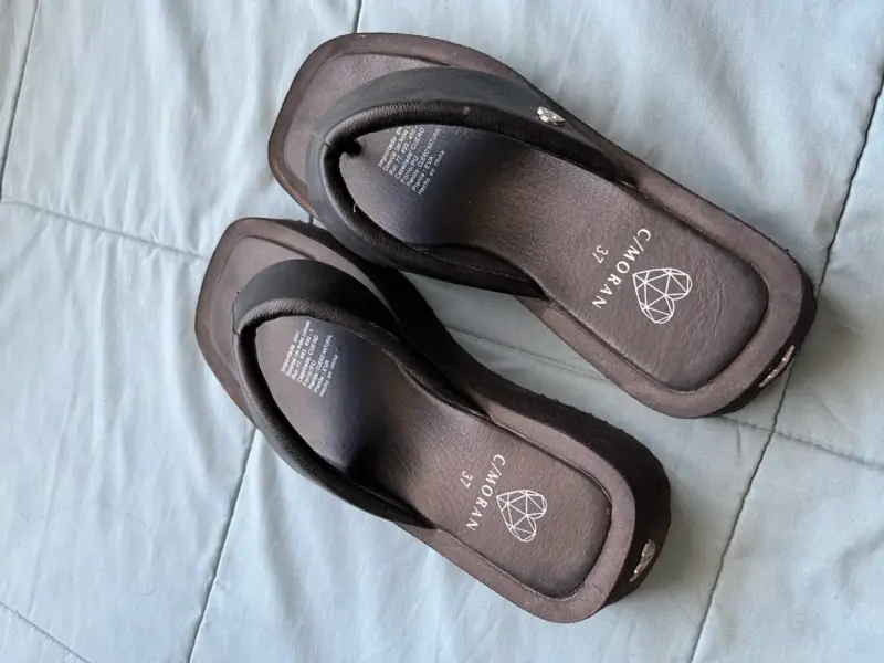 Sandalias negras Cmorán talla 37 - 3
