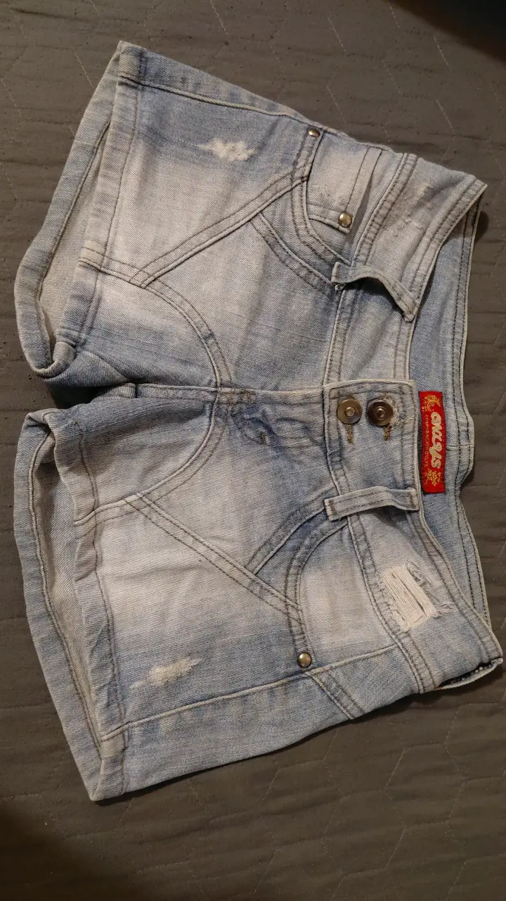 Shorts de jeans claros