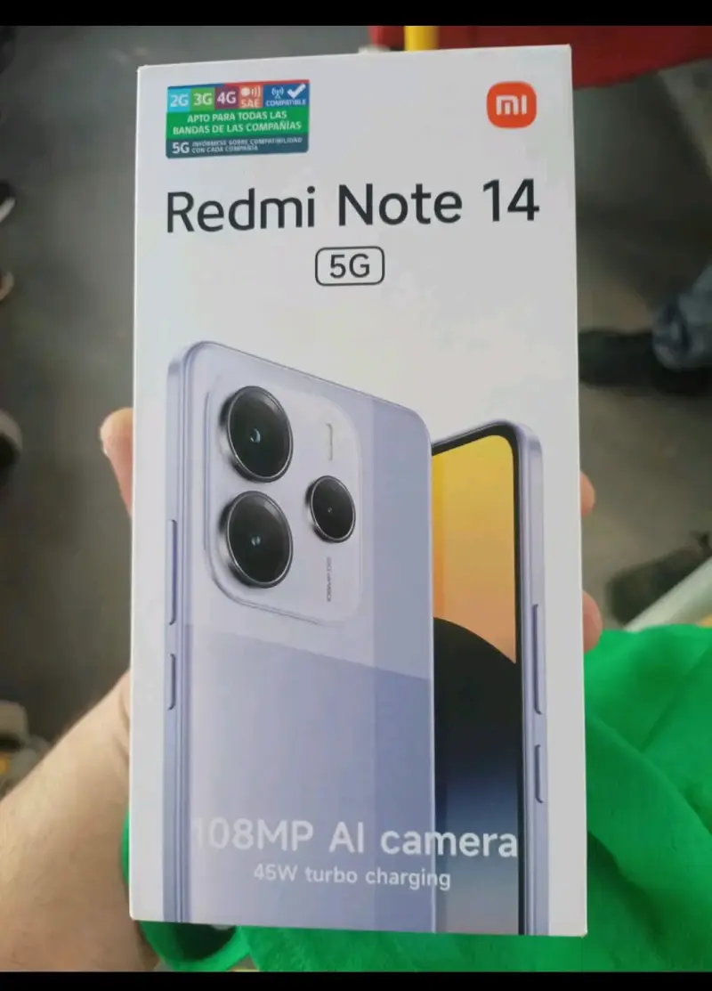 Smartphone Redmi Note 5G negro 8Ram 225Rom - 3