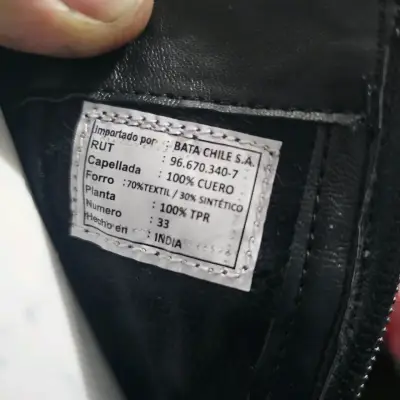 Botas negras de cuero niña - miniatura 4
