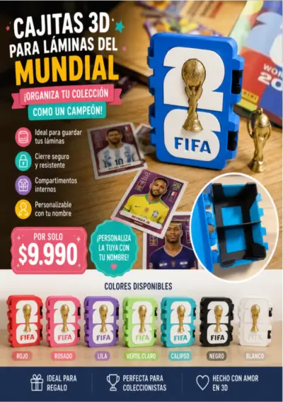Caja 3D porta láminas - miniatura 3