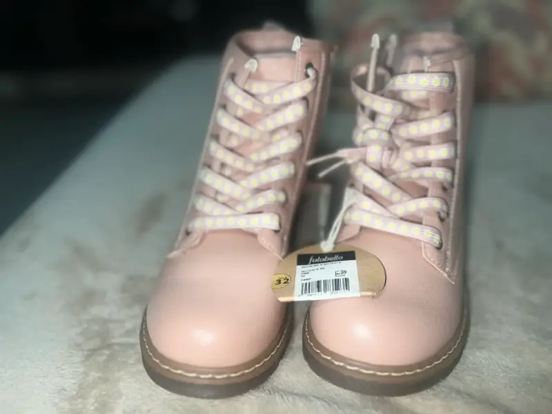 Botas rosadas con forro interior - 4