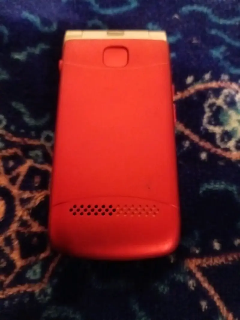 Celular plegable rojo vintage - 6