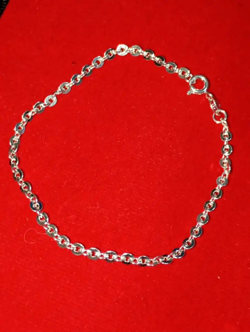 Pulsera de plata brillante - 1