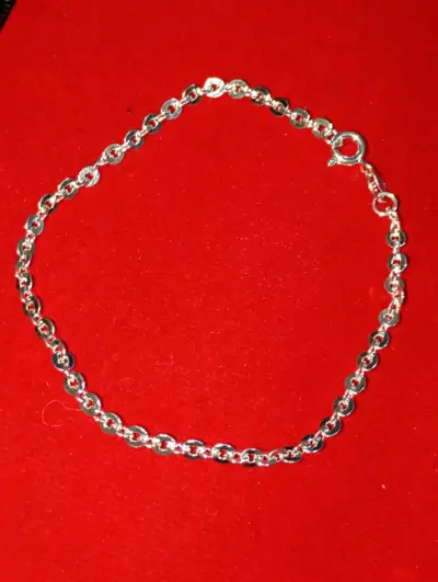 Pulsera de plata brillante - miniatura 1