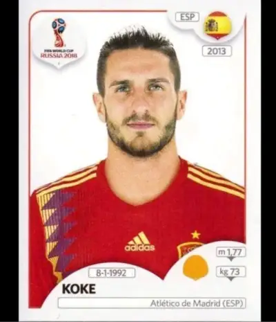 Lámina Koke Mundial 2018 - miniatura 1