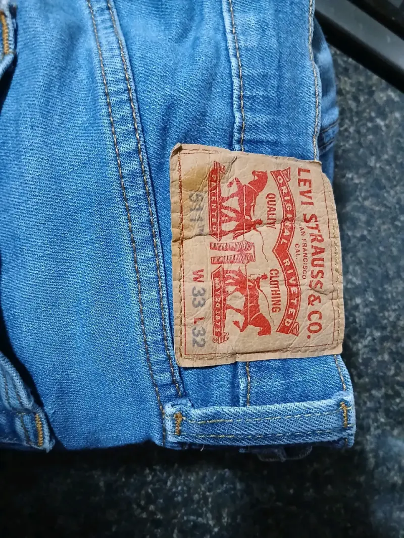Jeans azules levi's 511 usados - 3