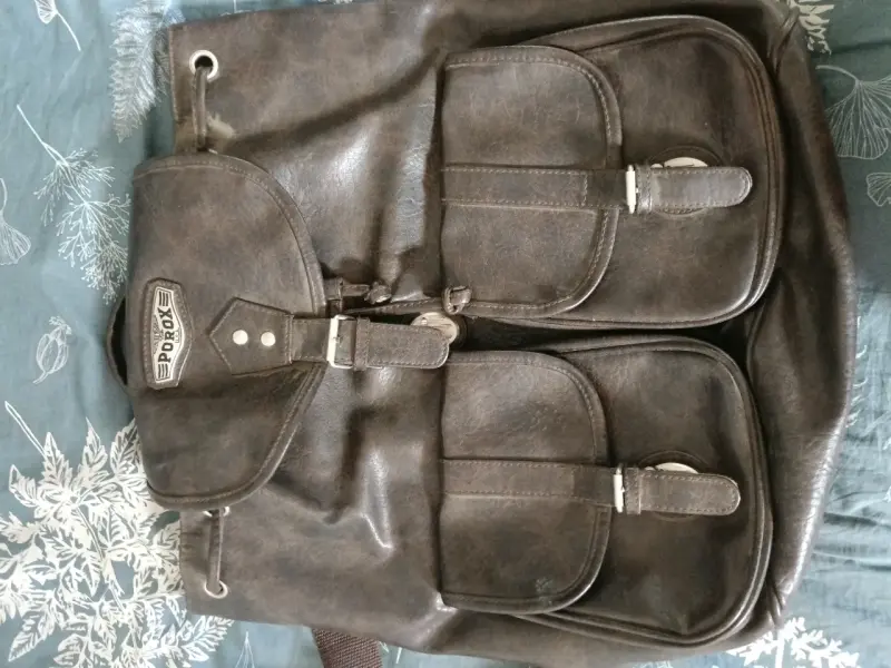 Mochila de cuero Porox - 1