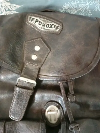 Mochila de cuero Porox - miniatura 2