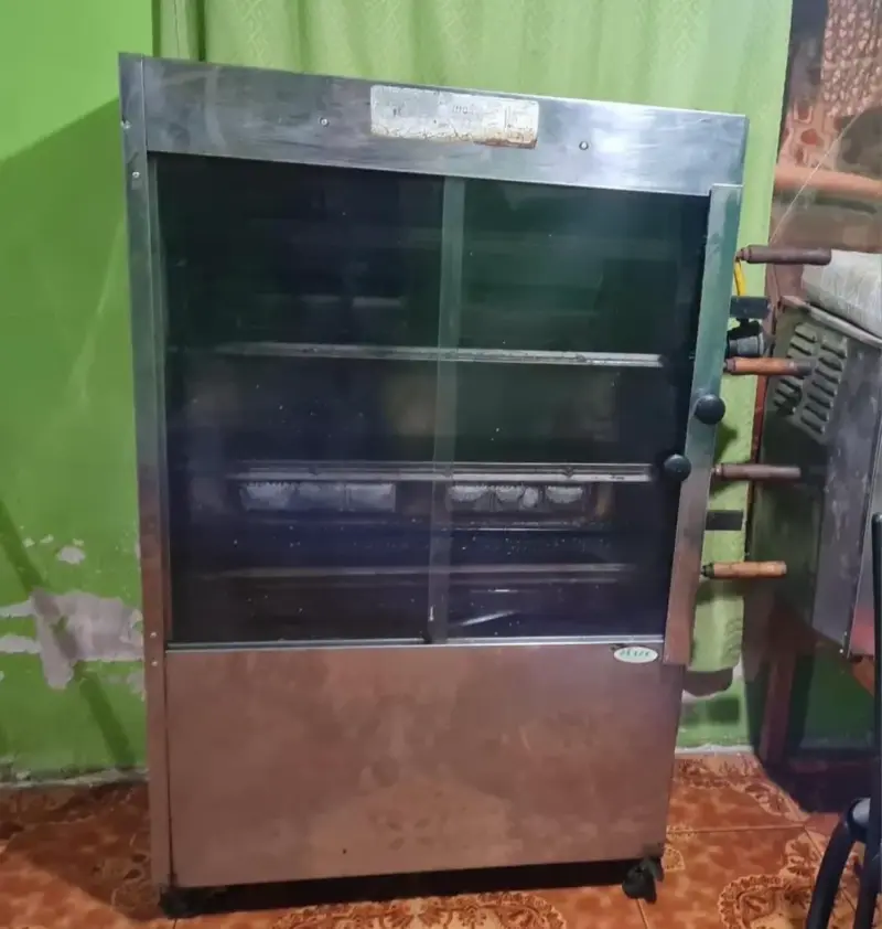 Horno asador de acero inoxidable