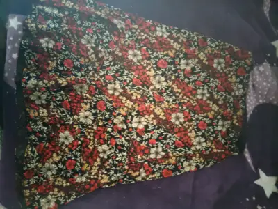 Falda larga floreada - miniatura 1