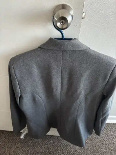 Blazer gris elegante mujer - miniatura 2