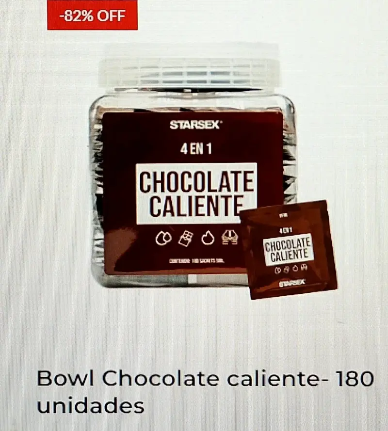 Bowl chocolate caliente 4 en 1
