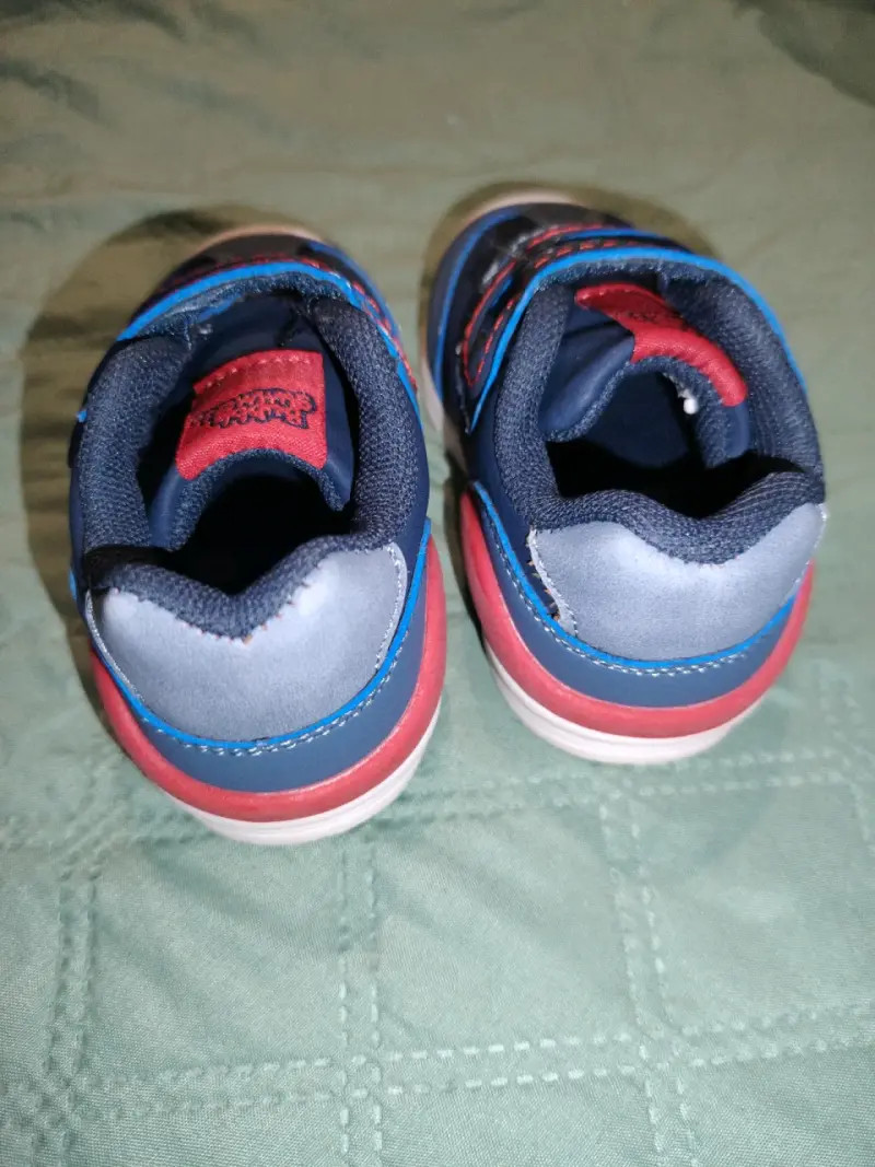 Zapatillas infantiles azul y rojo talla 20 - 3