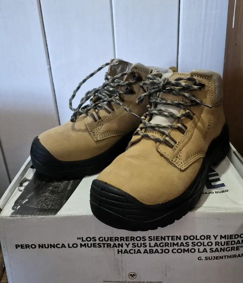 Botas de trabajo beige - 2