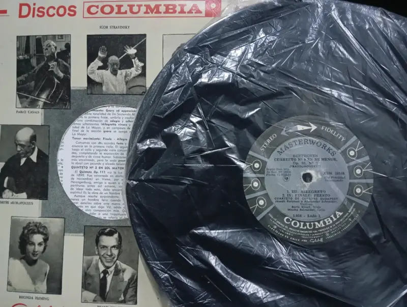 Disco de vinilo Chopin, Beethoven y Brahms clásico - 2